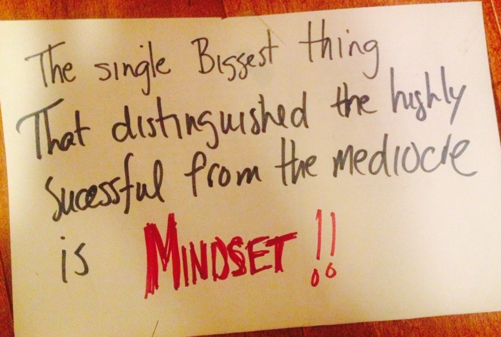 Mindset shot