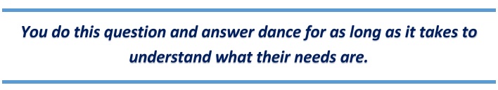 Text Box Building Rapport - Bigger and Bolder