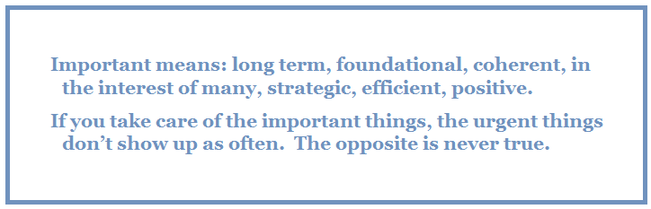 Urgent vs Important 1